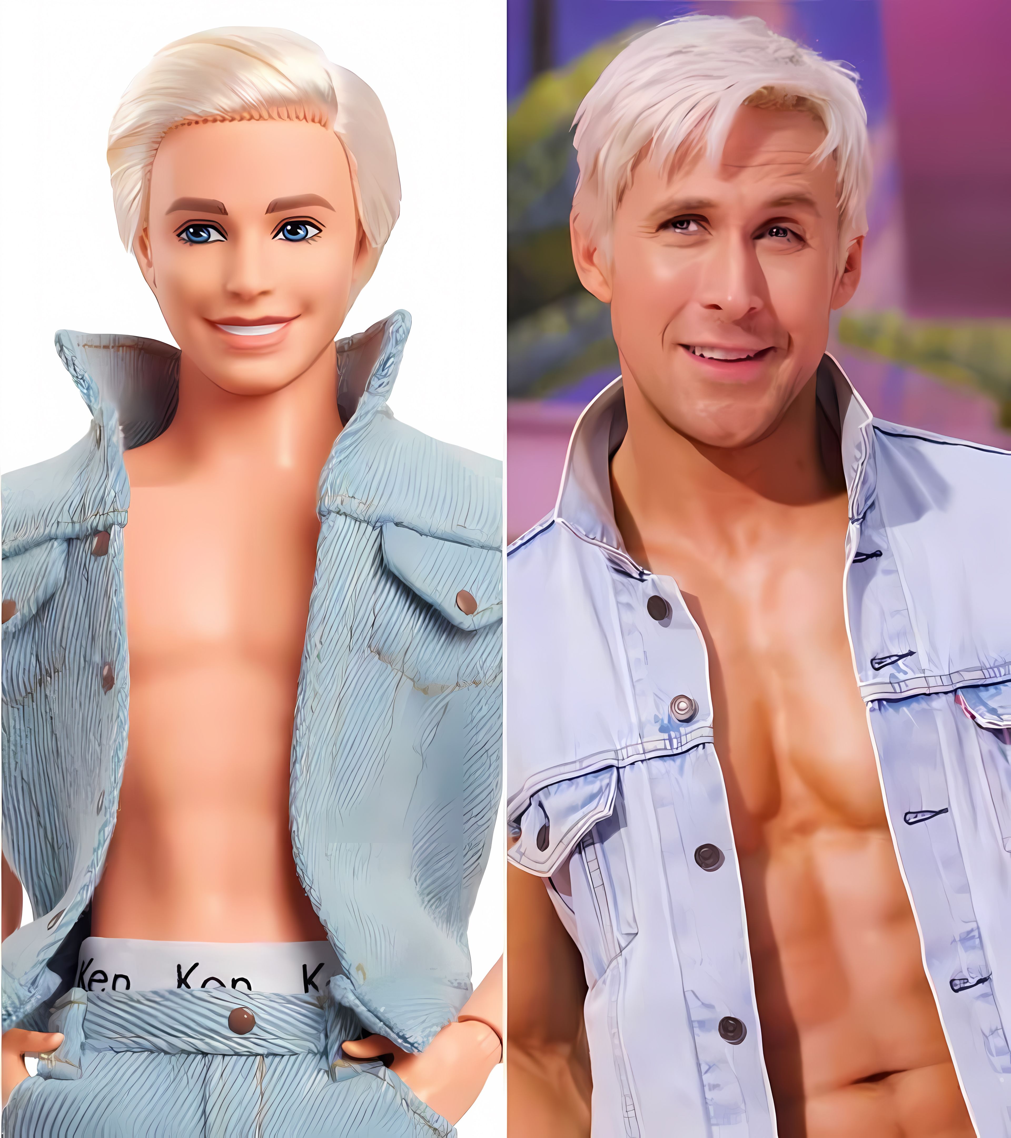 Ken: Doll vs Movie - Image source: Miller, C. (2023, July 24). Barbie movie boosts: How the Barbie movie redefined brand marketing. Digital Marketer.